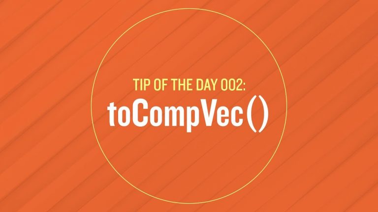 Tip 002 – toCompVec() in After Effects