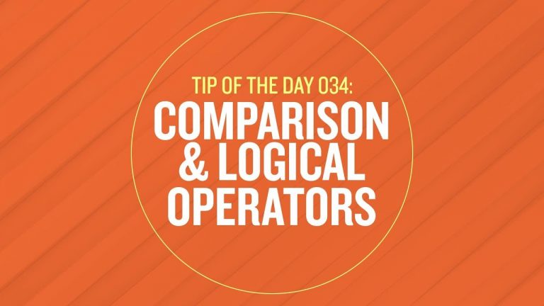 Tip 034 – Comparison & Logical Operators in After Effects