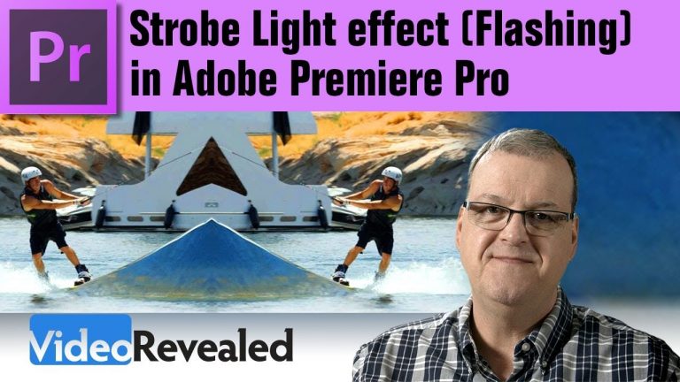 Using the Strobe Light Effect (Flashing) in Adobe Premiere Pro