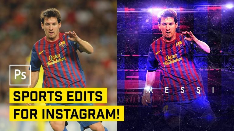 “Instagram” Style Sports Photo Edit in Photoshop CC