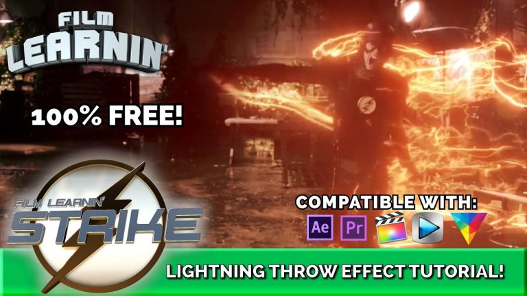 Flash Lightning Throw After Effects Tutorial! | Film Learnin