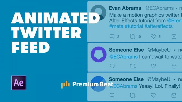 Animate a Twitter Conversation in After Effects | PremiumBeat.com