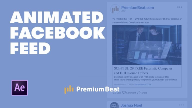 Animate Facebook in After Effects + Free AE File | PremiumBeat.com