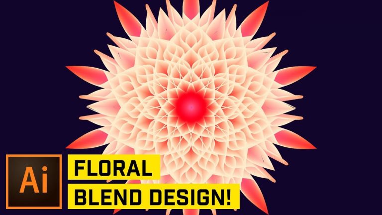 Blended Floral Effects in Adobe Illustrator CC
