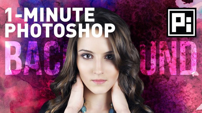 1-Minute Photoshop – How to Change Background (Episode 1)