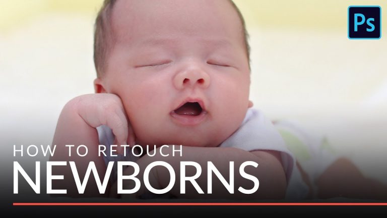 How to Retouch Newborn Baby Skin in Photoshop