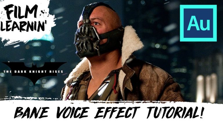 Bane Voice Effect Adobe Audition Tutorial!  | Film Learnin