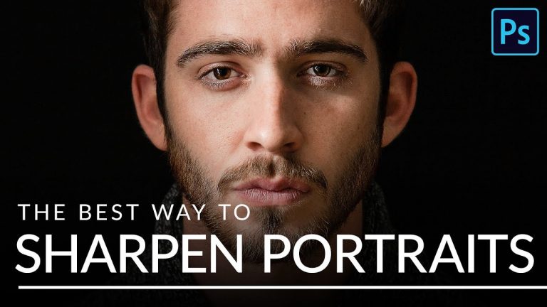 The BEST Way to Sharpen Portraits in Photoshop