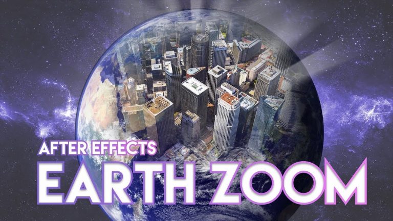 Super Earth Zoom | After Effects CC Tutorial