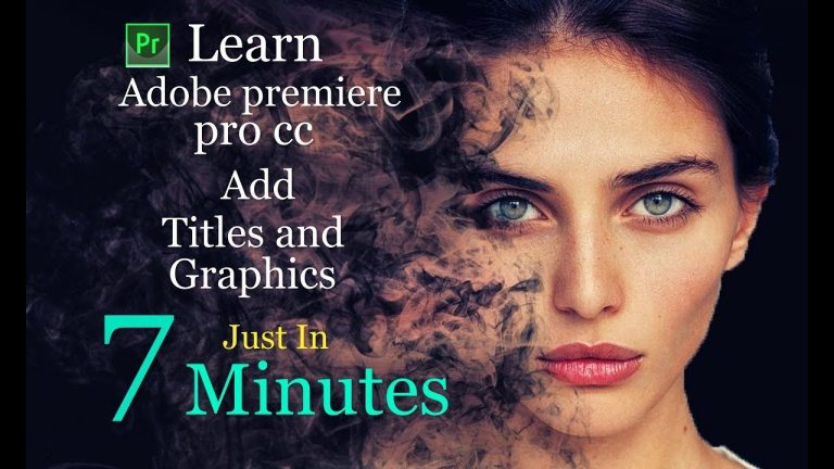 Adobe Premiere Pro CC tutorials for beginners | Add titles and graphics