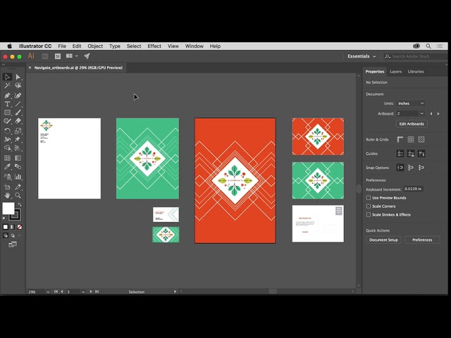 Illustrator Artboards Basics | Adobe Illustrator CC tutorials | Understand and navigate artboards