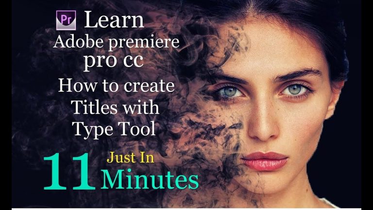 How to create titles with the Type tool | Adobe Premiere Pro CC tutorials