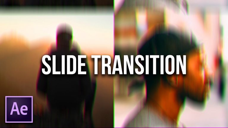 Quick Slide Glitch Transition | After Effects Tutorial
