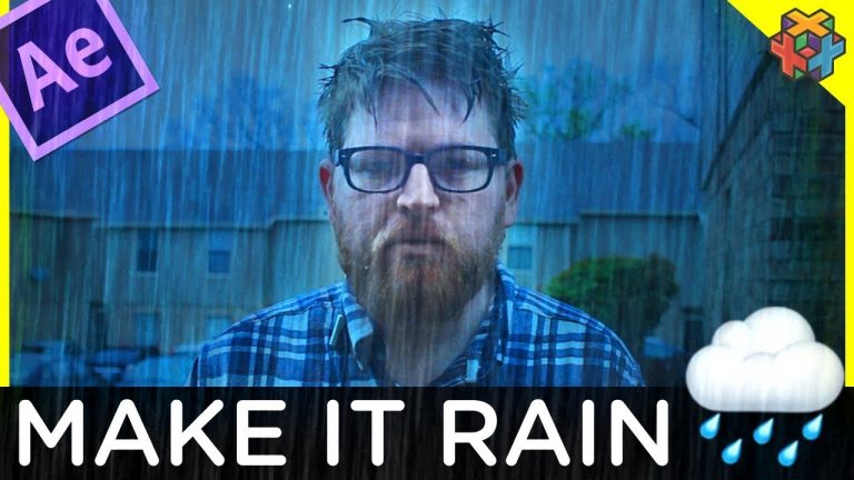 ?️ Make a Rainy Day in After Effects ?️