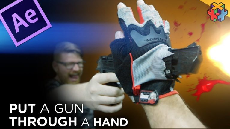 Put a GUN Through a HAND – After Effects Tutorial