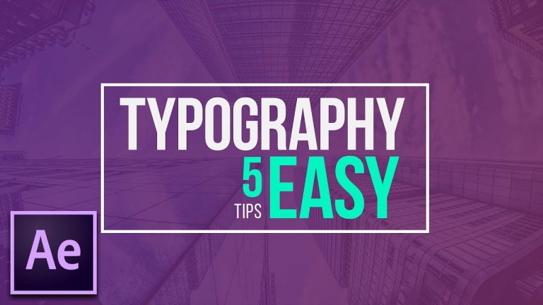 5 Easy Title Motion Graphics Techniques | After Effects Tutorial