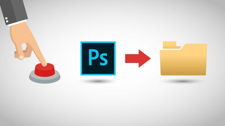 Export with Just One Button! – Photoshop Trick